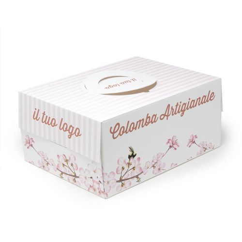 Caja mod. CHIC para paloma 34,5x24,5x11,5 cm - Personalizado