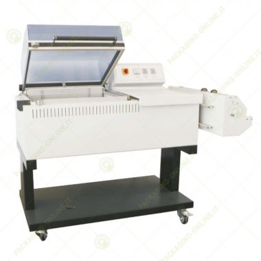 Shrink wrapping machine...