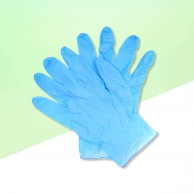 Blue Nitril gloves - Medium