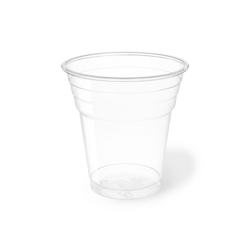 Clear Plastic PET Cups 200 cc Compostable - Neutral
