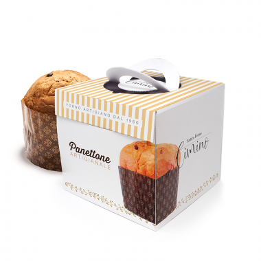 SCATOLA PANETTONE MODELLO CHIC 23 x 23 x 21 cm