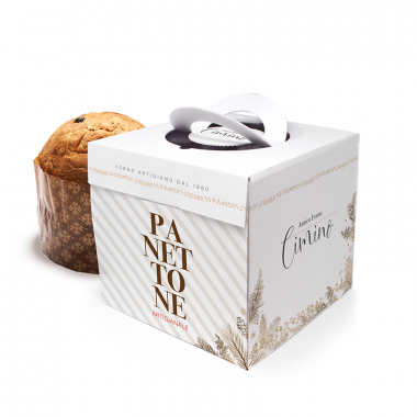 SCATOLA PANETTONE MODELLO CHIC 23 x 23 x 21 cm