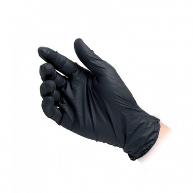 Black Nitril gloves - Large