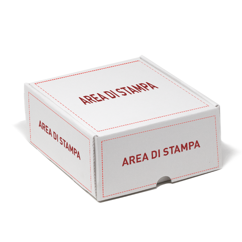 Scatole per spedizioni small 17x14,5x7,5 cm da personalizzare in quadricromia