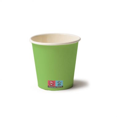 Cardboard cups 70 cc green...