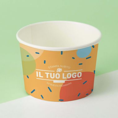Ice Cream Paper Cups C480 customizable surface
