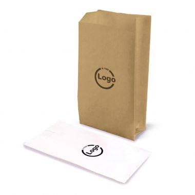 Paper kraft bags basis 12 cm (bellows 8 cm)